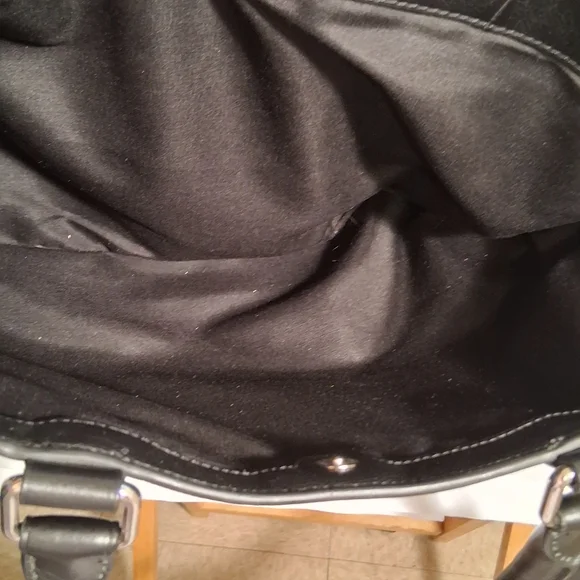 Authentic black leather coach Businessbriefcase.